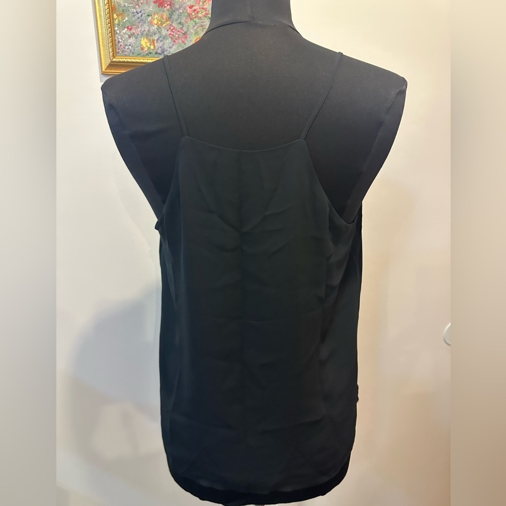 Loft Black camisole tank Top can be wear under blazer casual Classic look Size M - Picture 3 of 10